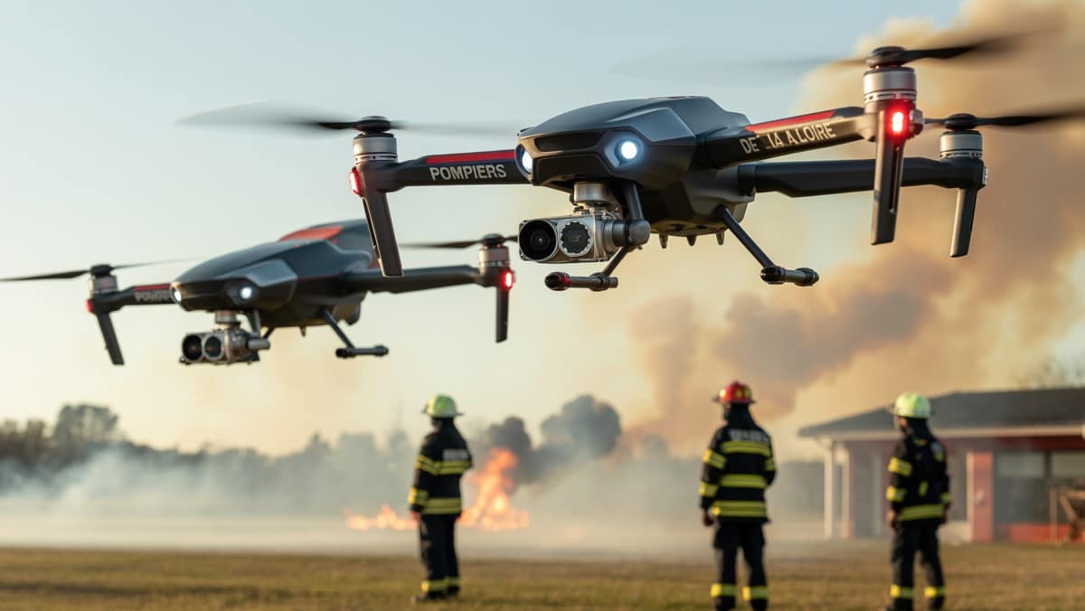 Des drones pour les pompiers de la Loire : une nouvelle ère technologique