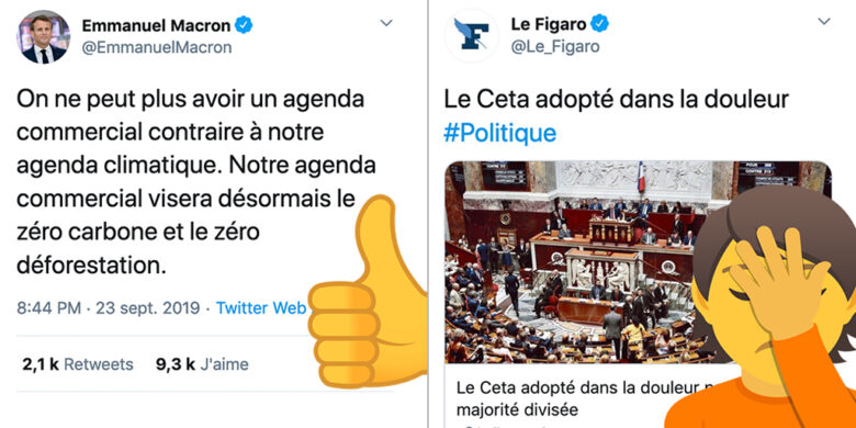 Les catastrophes climatiques et la trahison de Macron